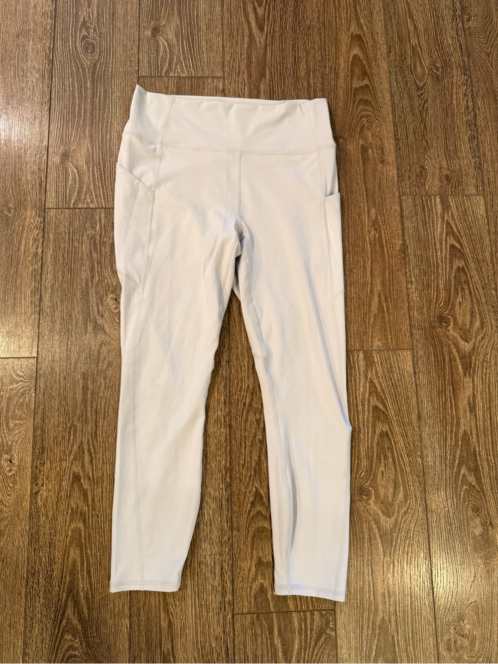 Fabletics White High-Waist Pocket Leggings